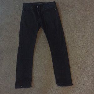 Bullhead black denim jeans slim W32 L34